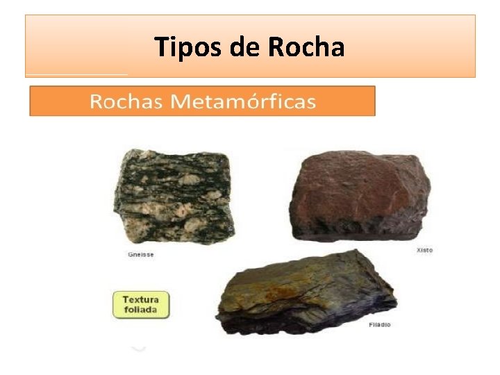 Tipos de Rocha 