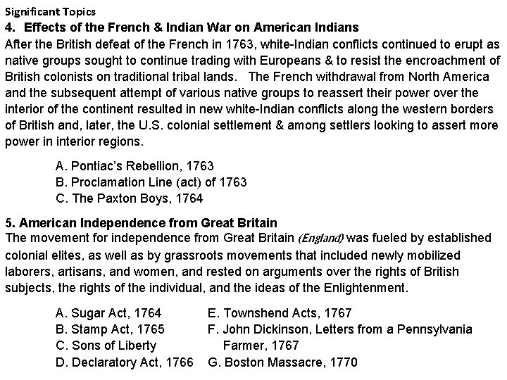 Period 3 1754 1800 In A Nutshell British