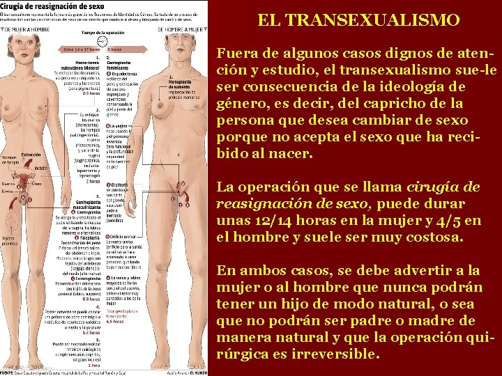 EL TRANSEXUALISMO Fuera de algunos casos dignos de atención y estudio, el transexualismo sue-le