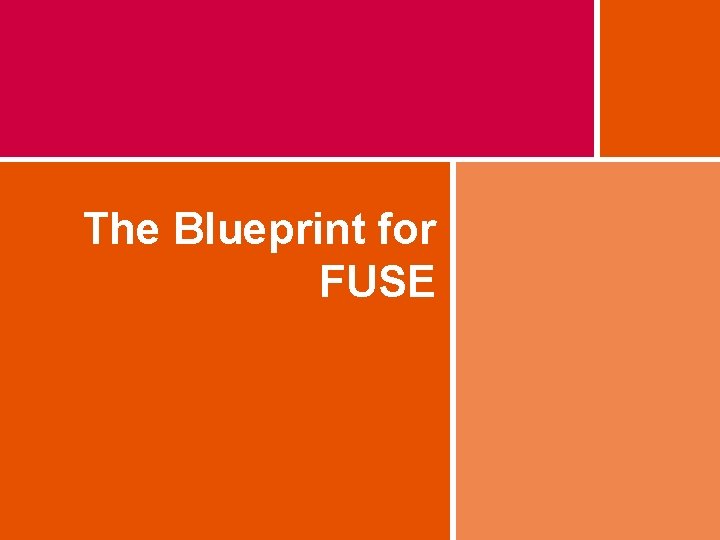 The Blueprint for FUSE 