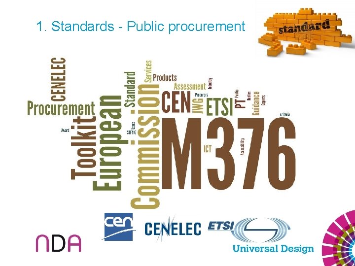 1. Standards - Public procurement • Standardisation – Mandate 376 