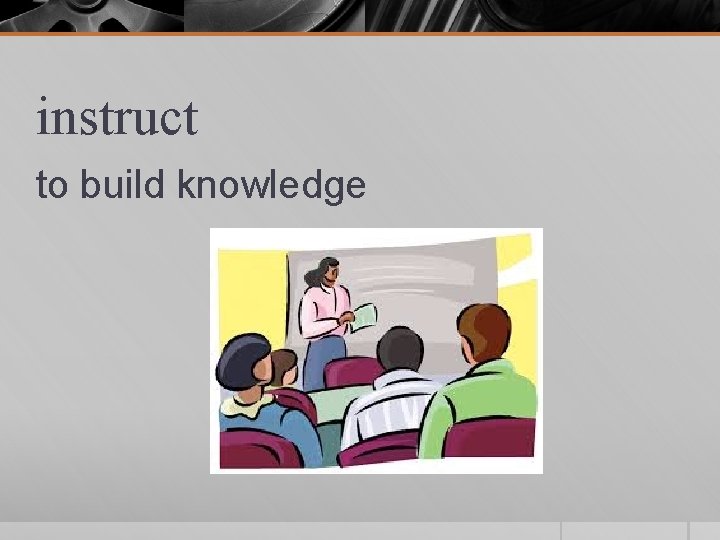 instruct to build knowledge 