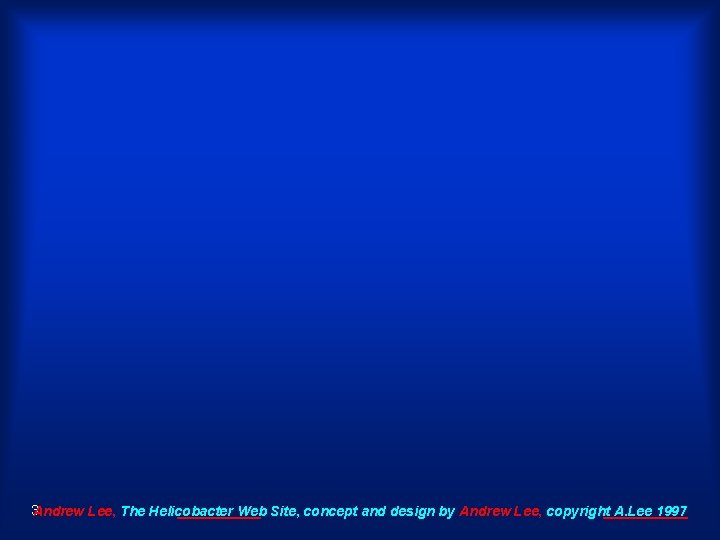 3 Andrew Lee, The Helicobacter Web Site, concept and design by Andrew Lee, copyright
