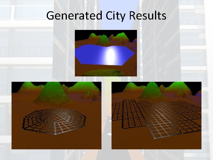 Generated City Results 
