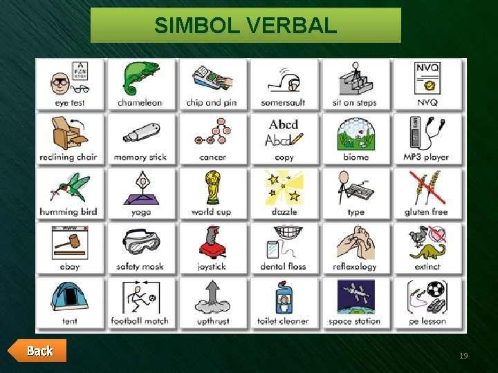 SIMBOL VERBAL Back 19 