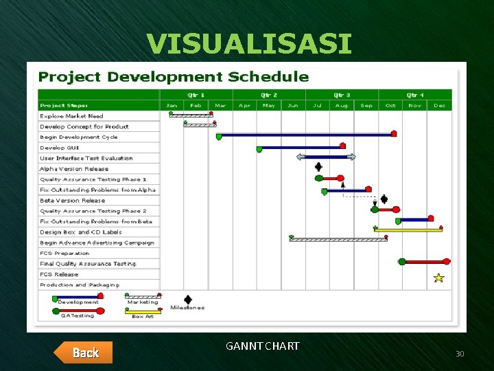 VISUALISASI Back GANNT CHART 30 