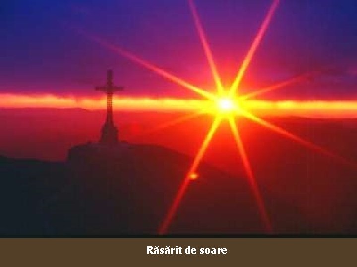 Răsărit de soare 