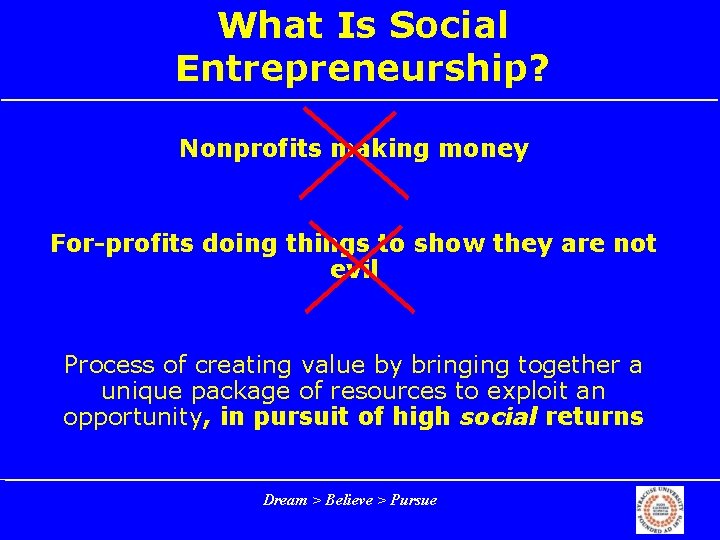 What Is Social Entrepreneurship? Nonprofits making money For-profits doing things to show they are