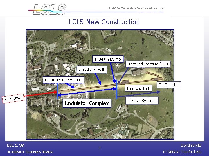 SLAC National Accelerator Laboratory LCLS New Construction e- Beam Dump Front End Enclosure (FEE)