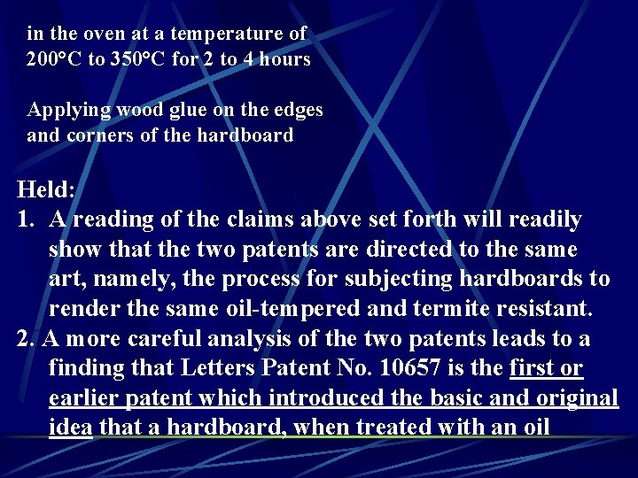 in the oven at a temperature of 200°C to 350°C for 2 to 4