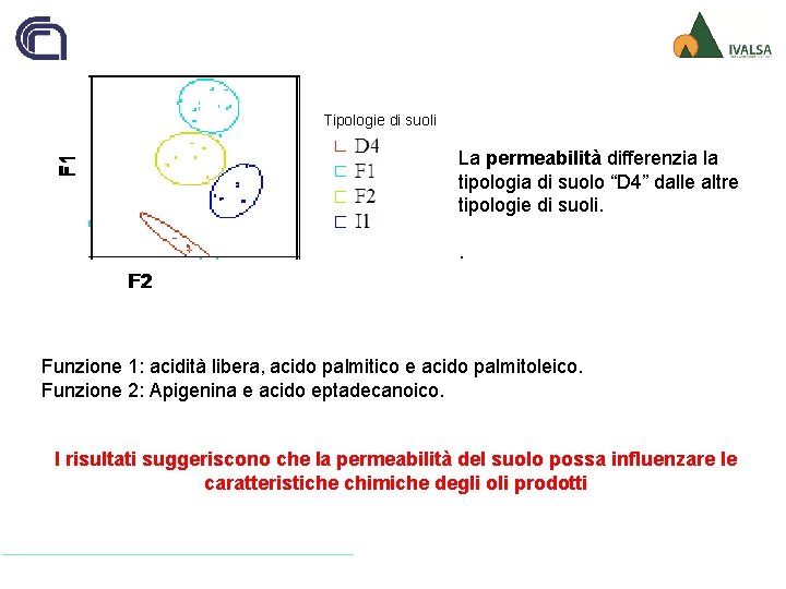 Tipologie di suoli F 1 La permeabilità differenzia la tipologia di suolo “D 4”