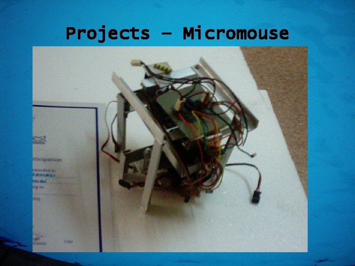 Projects – Micromouse 