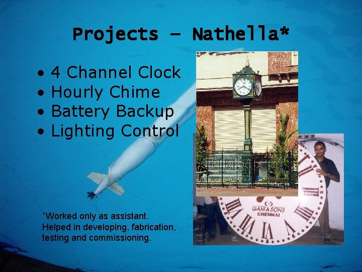 Projects – Nathella* • • 4 Channel Clock Hourly Chime Battery Backup Lighting Control