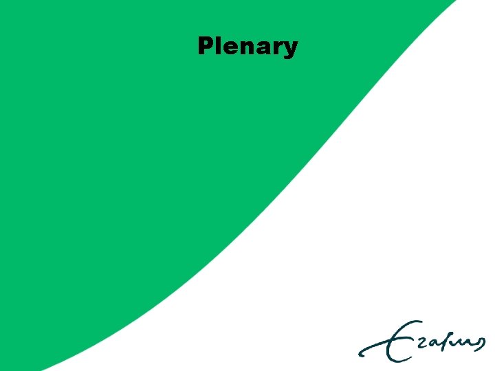 Plenary 