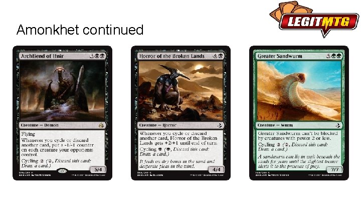 Amonkhet continued 