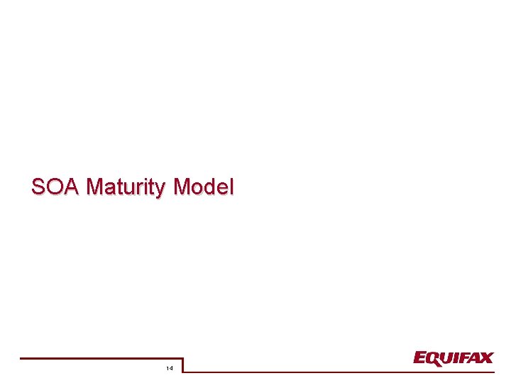 SOA Maturity Model 14 