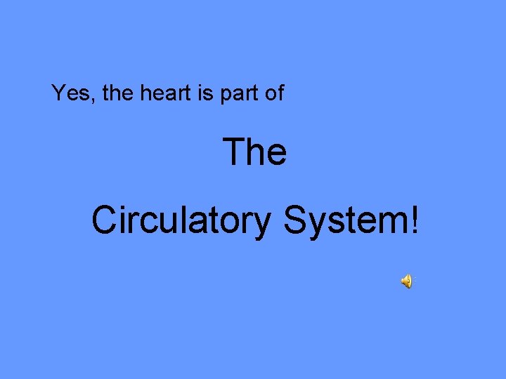 Yes, the heart is part of The Circulatory System! 