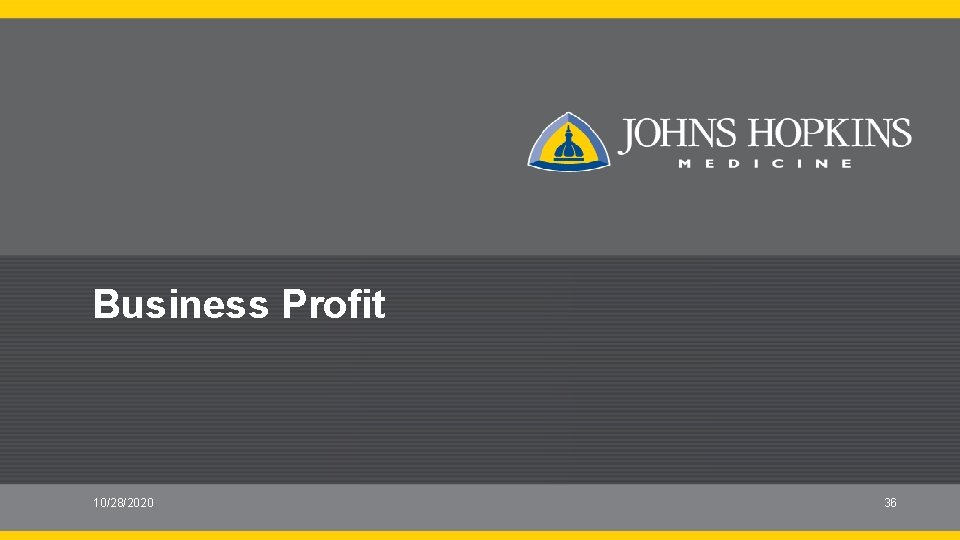 Business Profit 10/28/2020 36 