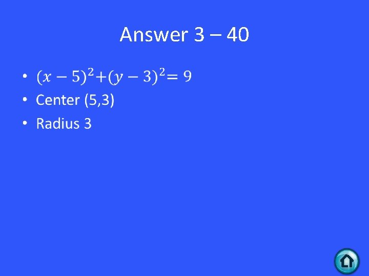 Answer 3 – 40 • 