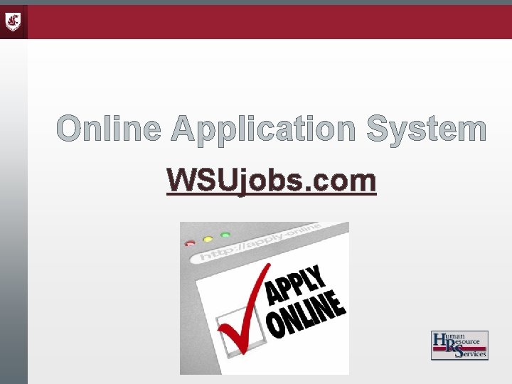 Online Application System WSUjobs. com 