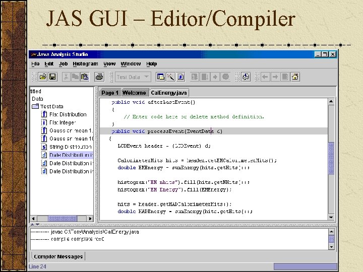 JAS GUI – Editor/Compiler 
