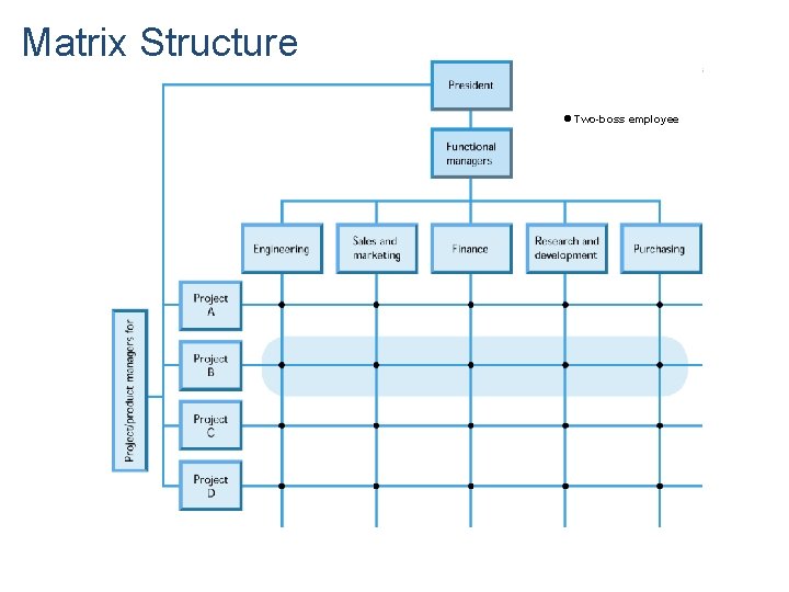 Matrix Structure Two-boss employee 