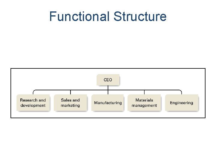 Functional Structure 
