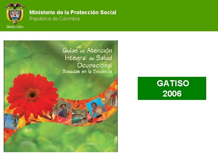 Ministerio de la Protección Social República de Colombia GATISO 2006 