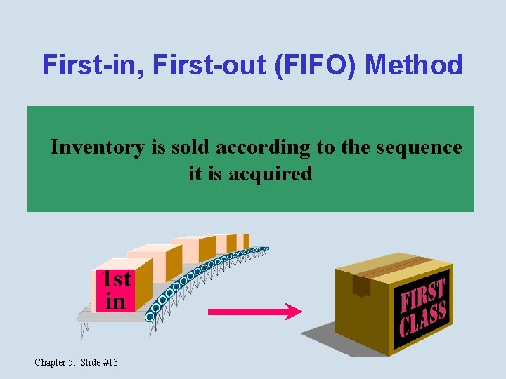 ACCOUNTING FOR INVENTORIES LEARNING OBJECTIVES 1 Understand concepts