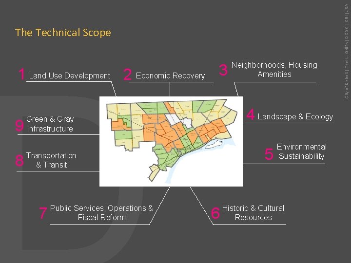 1 Land Use Development 2 Economic Recovery 3 9 8 4 Landscape & Ecology