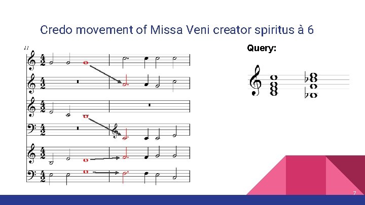 Credo movement of Missa Veni creator spiritus à 6 Query: 7 