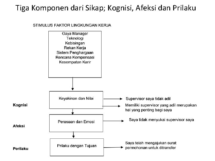 Tiga Komponen dari Sikap; Kognisi, Afeksi dan Prilaku 