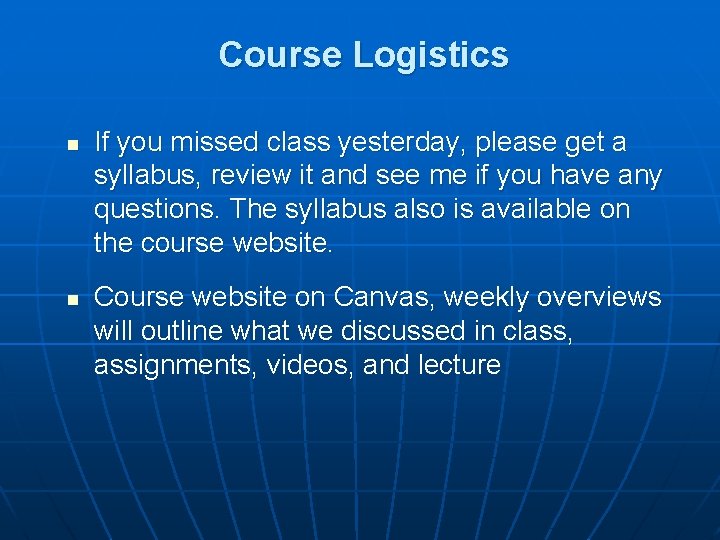 We Missed Class For This
