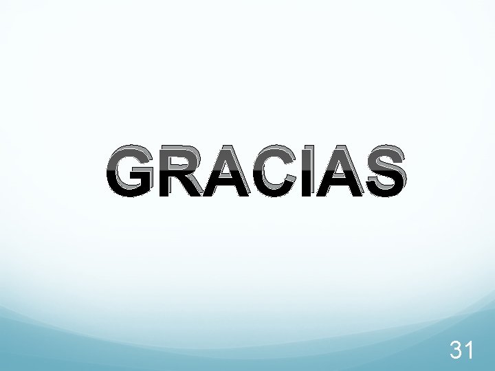 GRACIAS 31 