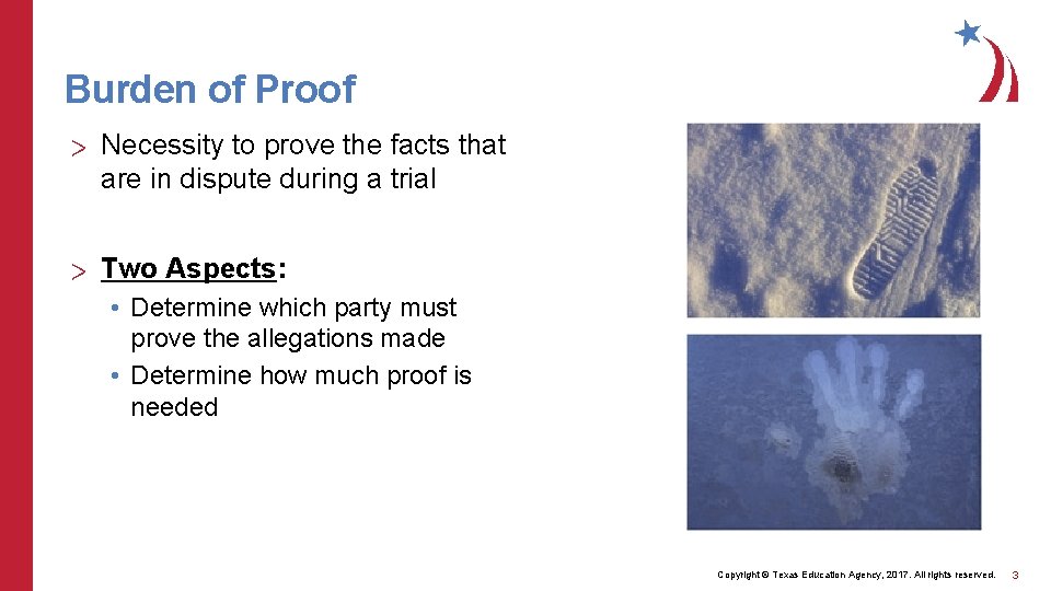 Burden of Proof > Necessity to prove the facts that are in dispute during