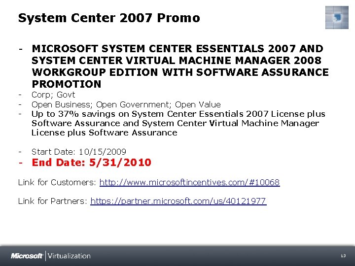 System Center 2007 Promo - MICROSOFT SYSTEM CENTER ESSENTIALS 2007 AND SYSTEM CENTER VIRTUAL