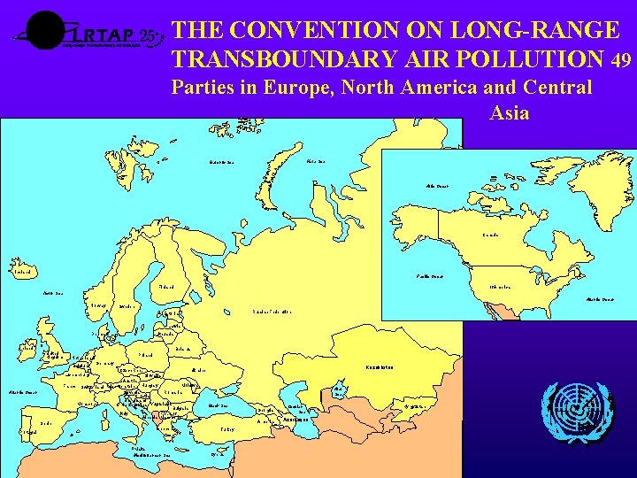 CONVENTION THE CONVENTION ON LONG-RANGE TRANSBOUNDARY AIR POLLUTION 49 49 Parties in Parties Europe,