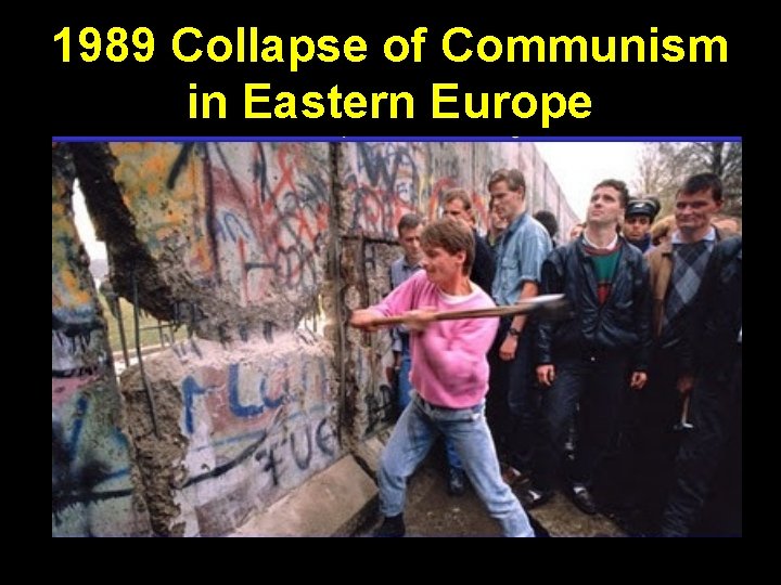 1989 Collapse of Communism in Eastern Europe 