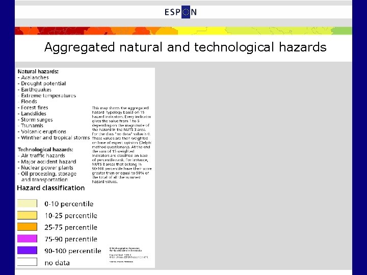 Aggregated natural and technological hazards 