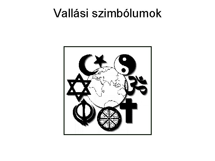 Vallási szimbólumok 