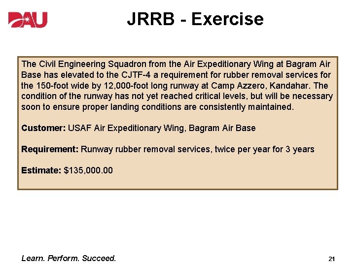 JRRB - Exercise The Civil Engineering Squadron from the Air Expeditionary Wing at Bagram