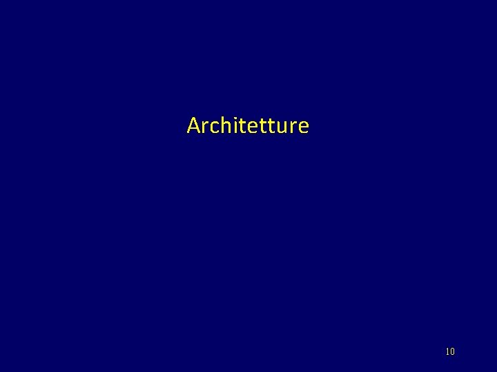 Architetture 10 