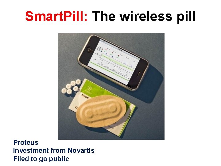 Smart. Pill: The wireless pill Proteus Investment from Novartis Filed to go public 
