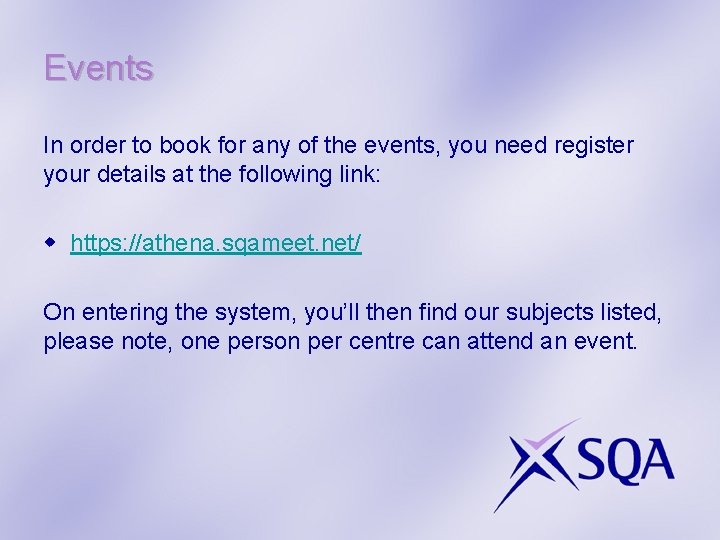 Events In order to book for any of the events, you need register your