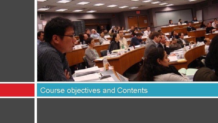 Course objectives and Contents 