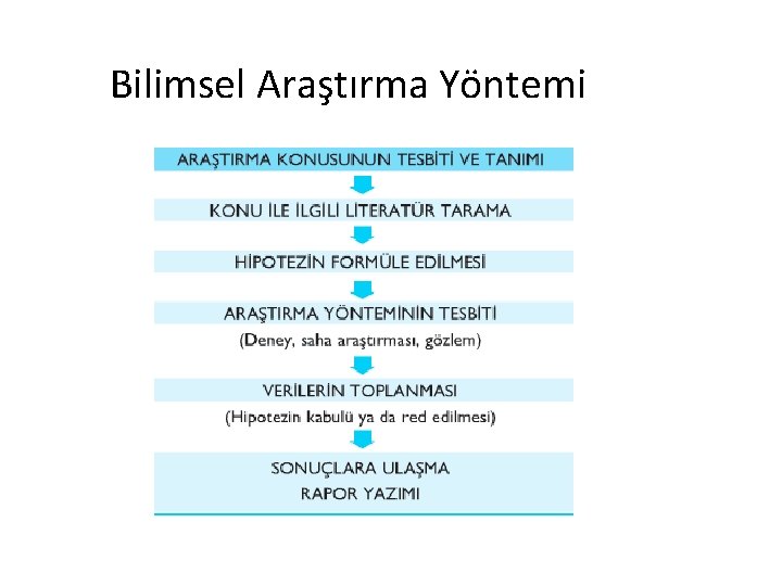 Bilimsel Araştırma Yöntemi 