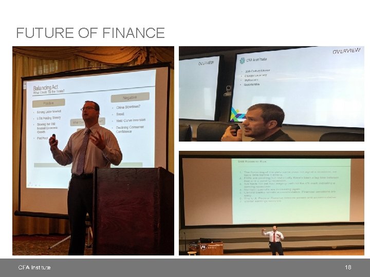 FUTURE OF FINANCE 18 