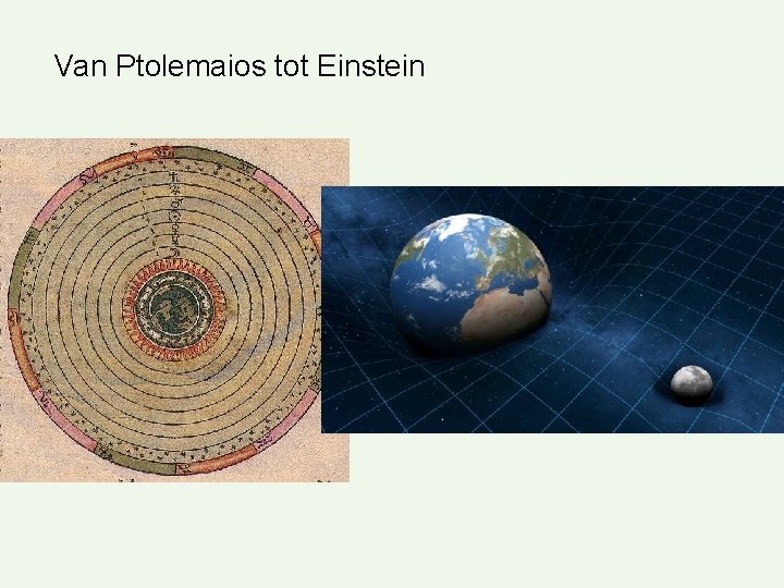 Van Ptolemaios tot Einstein 