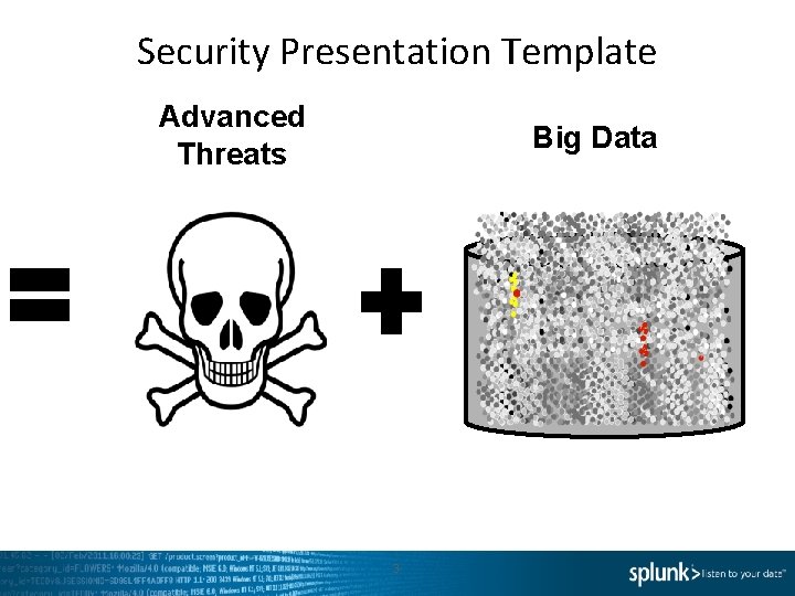Security Presentation Template Advanced Threats Big Data 3 