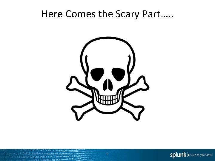 Here Comes the Scary Part…. . 4 